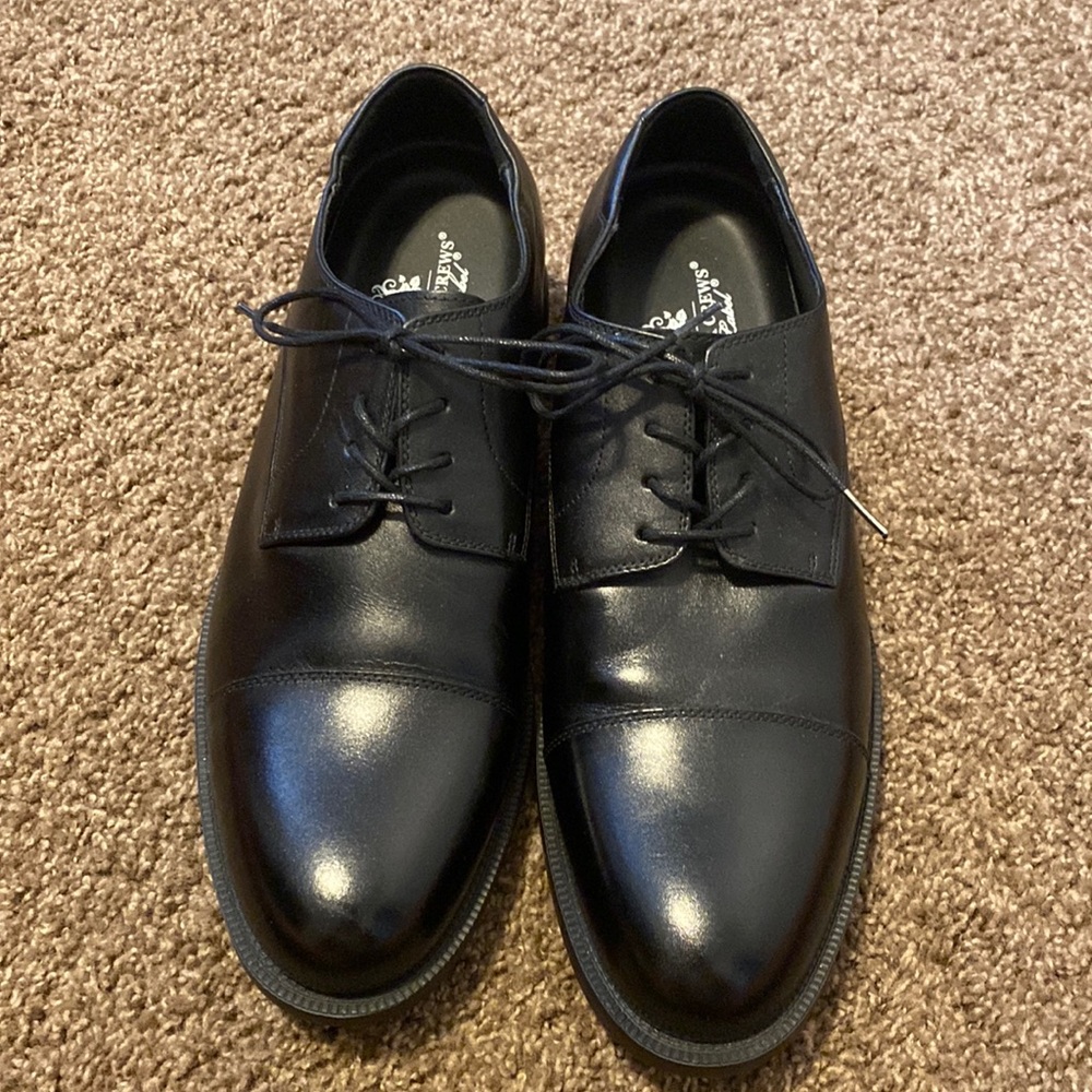Shoes For Crews Mens black work shoes Non-slip